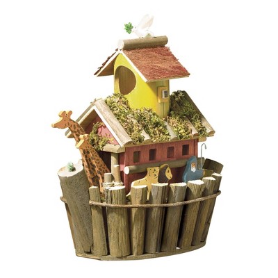 12.5" Noah's Ark Plywood Birdhouse - Zingz & Thingz