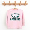 The Juniper Shop Life Is Better When You're Camping Youth Long Sleeve Tee - 2 of 4