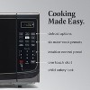 Farberware 1000-Watt 1.1 Cu. Ft. Countertop Microwave Oven With LED Lighting and Child Lock, Retro Black - 3 of 4
