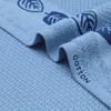 REGALWOVEN Cotton Soft Absorbent Waffle Design Leaves Pattern Decorative Hand Towel 13" x 29" 2 Pcs - 3 of 4