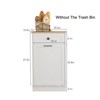 Trash Can, Dog Proof Tilt Out Trash Bin Holder, Hideaway Free Standing Trash Cabinet - 3 of 4