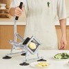 VEVOR Commercial Vegetable Slicer, 1/2 inch Fruit Slicer, Stainless Steel and Aluminum Alloy Vegetable Cutter Slicer Machine, Manual Slicer - 2 of 4