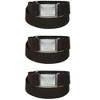 CTM Kids' Elastic Stretch Belt with Magnetic Buckle (Pack of 3) - 4 of 4