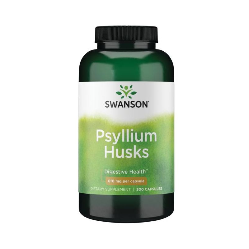 Swanson Psyllium Husks 610 mg 300 Caps, 1 of 3