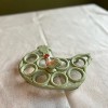 Slickblue Cast Iron Egg Holder, Vintage Farmhouse Design, Kitchen Decorative and Practical, Light or Dark Green, 8.15 In - 4 of 4