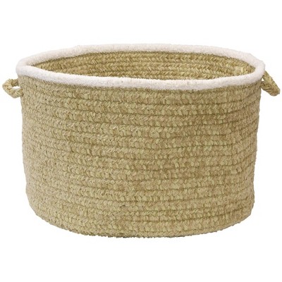 Colonial Mills Silhouette Utility Basket, 18 by 12-Inch, Celery
