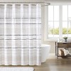 LunaLulinlk Cotton Printed Shower Curtain with Trims - 2 of 4