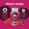 Hydrolized Collagen + Biotin Gummies, Pure Collagen Supplement for Healthy Hair Growth, Glowing Skin & Nail Care, Raspberry Flavor, Phytoral, 60ct - 4 of 4