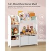 SONGMICS Toy and Book Organizer for Kids, Kids Bookshelf and Toy Storage, Storage Organizer with 2 Storage Boxes - 4 of 4