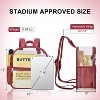 Hachikiko Small Transparent Mini Backpack for Concert, Beach, Work, Travel & Sporting Events with Padded Straps - 4 of 4