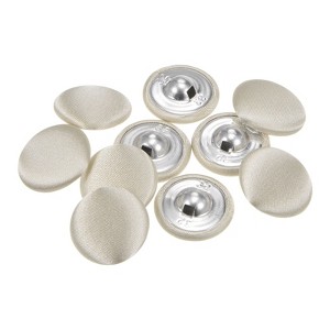 Unique Bargains Round Fabric Cloth Covered Sewing Buttons for Suits Dress 10 Pcs - 1 of 4