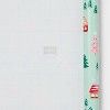96"x30" Christmas Print Gift Wrapping Paper Green - Spritz™ - 3 of 3