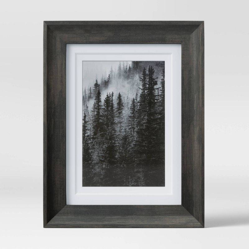 4&#34; x 6&#34; Double Matted Table Frame Dark Brown - Threshold&#8482;, 4 of 6