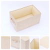 Unique Bargains Fabric Foldable Closet Storage Bins with Handles - 2 of 4