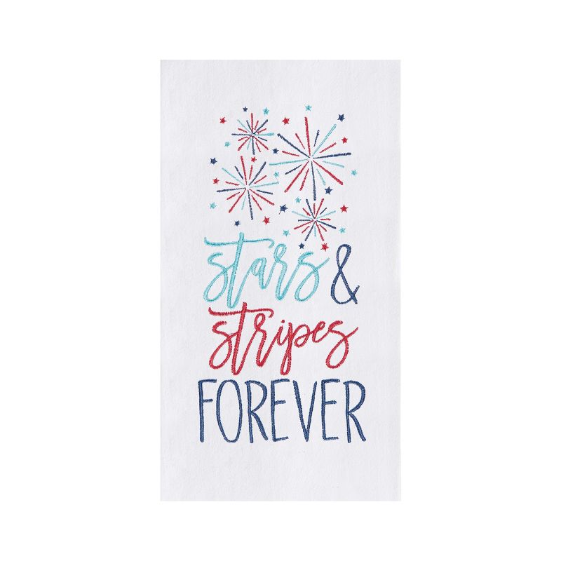 C&F Home Stars & Stripes Forever July Fourth Cotton Flour Sack Kitchen Towel, 1 of 5