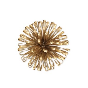 Cheung's Joelle Golden Metal Ribbon Table Decor - Medium - 1 of 2