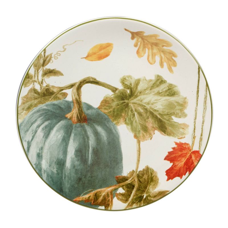 9&#34; Earthenware Autumn Harvest Dessert Plates - Certified International, 5 of 6