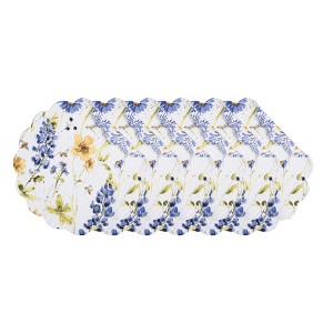 C&F Home 17" Lovely Blues Cotton Placemats, Set of 6 - Floral - 1 of 4
