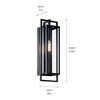 Kichler Lighting Goson 1 - Light Wall Light in  Black - 2 of 4