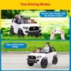 12V Ride On Car/2-Speed Battery Powered Electric Toy Car w/ Headlights,Remote Control,Spring Suspension,Safety Belt - 4 of 4