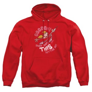Dexters Laboratory Button Adult Pull-Over Hoodie - 1 of 4