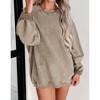 Women's Ribbed Pullover Sweatshirt - YOUMI - 2 of 3