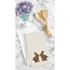 C&F Home Nature Easter Bunny Rabbit w/ Tufted Tail Spring Kitchen Dishtowel - 4 of 4