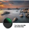 MaseiKar 82mm True Colors Variable ND2-ND400 Filter, Hard Stops Adjustable Neutral Density VND Filter with Multi Coated HD Optical Glass - 2 of 4