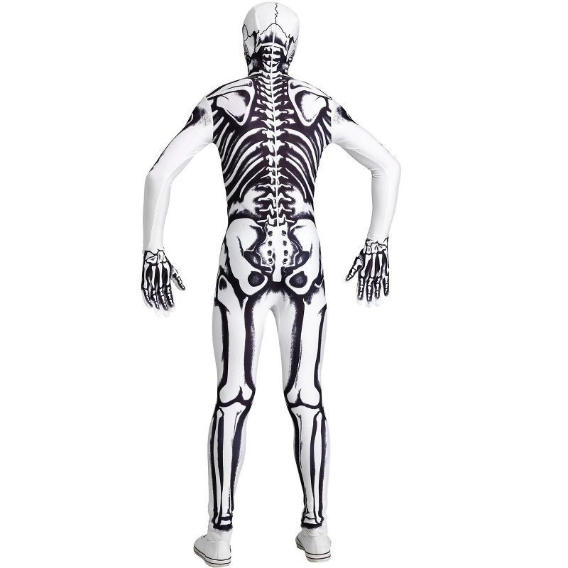 HalloweenCostumes.com White Skeleton Costume for Men, 2 of 4