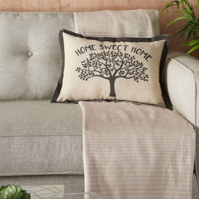 home sweet home throw pillow