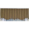 RLF Home 100% Cotton Bronte Regal With Poly/Cotton Ivory lining Rod Pocket Valance 50" x 16" Olive - 3 of 4