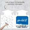 Big Dot of Happiness Blue Grad - Best is Yet to Come - Royal Blue Congratulations Giant Greeting Card - Big Shaped Jumborific Card - 3 of 4
