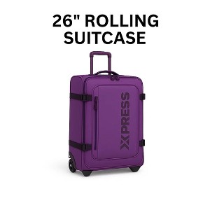 NEW YORK XPRESS TA-069 Waterproof Expandable, Soft Shell Suitcase (17", 20", 26", 30") - 1 of 4