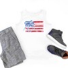 The Juniper Shop Watercolor Flag Coquette Youth Tank Top - 3 of 4