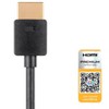 Monoprice HDMI Cable - 6 Feet - Black (5 Pack) Certified Premium, High Speed, 4K@60Hz, HDR, 18Gbps, 34AWG, YUV 4:4:4, Compatible with UHD TV and More - 3 of 4