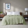 CAVINAS Carved Plush Cooling Blanket,Breathable Bedding Blanket,Soft Cold Blanket for Couch,Bed,Sofa,Cotton - 2 of 4