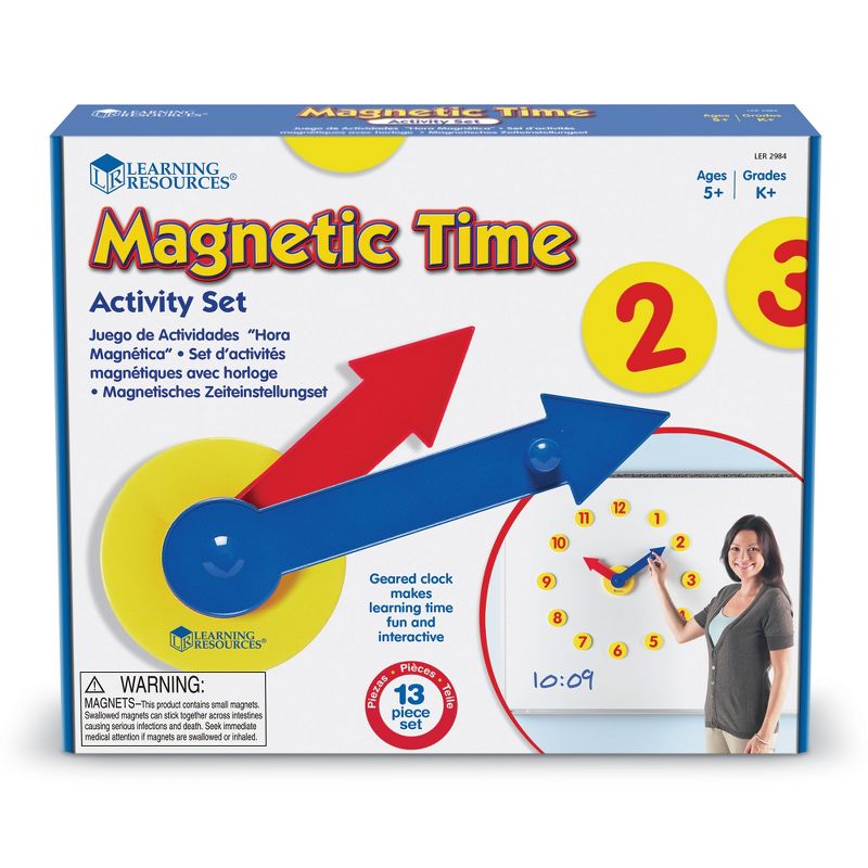 Learning Resources Magnetic Time Activity Set, Ages 5+, 3 of 5