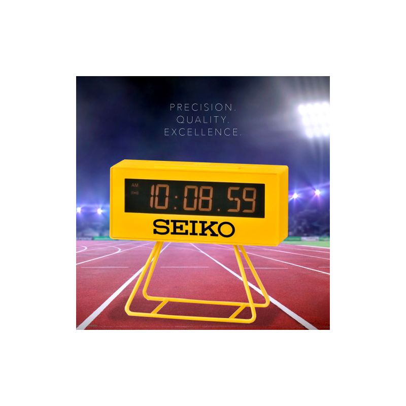Seiko Victory Marathon Alarm Clock - Yellow, 4 of 5