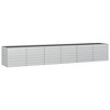 VidaXL Garden Raised Bed 189 inches x31.5 inches x30.3 inches  Galvanized Steel Silver - 2 of 4
