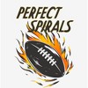 "Perfect Spirals" Flaming Football Adult Long Sleeve Tee - 2 of 2