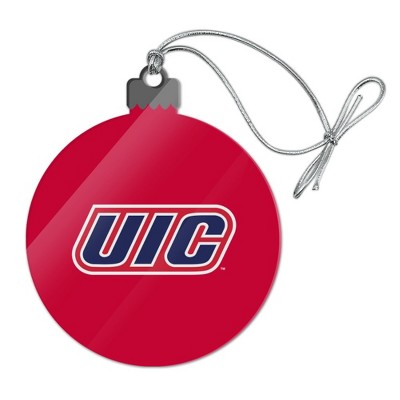 UIC Primary Logo Acrylic Christmas Tree Holiday Ornament