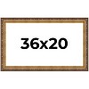 PosterPalooza | Museum Gold Picture Frame - UV Acrylic, Backing Board, Hanging Hardware Included - 2 of 4