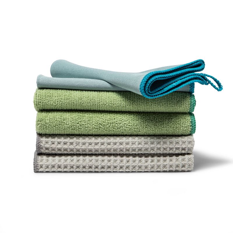 Multi-Surface Microfiber Cleaning Cloths - 6ct - Everspring&#8482;, 3 of 6