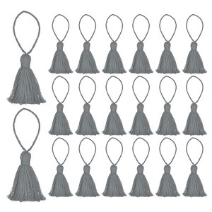 Unique Bargains Cotton Mini Hanging Loop DIY Functional Bookmark Tassels 20 Pcs - 1 of 4