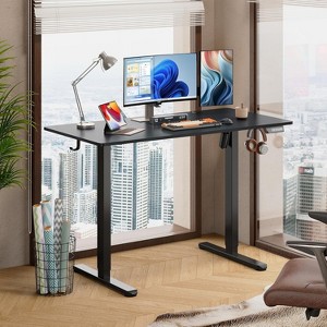 GALAXHERO 48 x 24 Inches Height Adjustable Electric Standing Desk for Home Office, Ergonomic Sit to Stand Desk with Phone Holder - 1 of 1