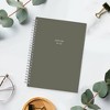 Blue Sky 2024-25 Weekly/Monthly Planner with Notes 8.625"x5.825" Wirebound Solid Olive: Student Planner, July-June Calendar - 2 of 4