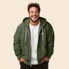 Dalix Cappuccino Embroidered Zip Hoodie Fleece Long Sleeve Pocket Warm Soft Mens - 4 of 4