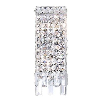 CWI Lighting Colosseum 2 Light Wall Sconce With Chrome Finish