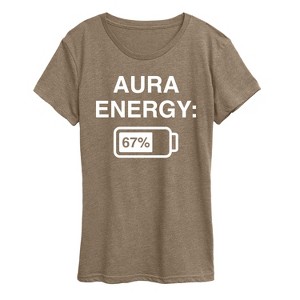 Women's - Instant Message - Aura Energy 67 Short Sleeve Graphic T-Shirt - 1 of 4
