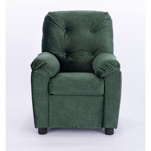 Fc Design Manual Recliner With Overstuffed Cushions And Pillow Top